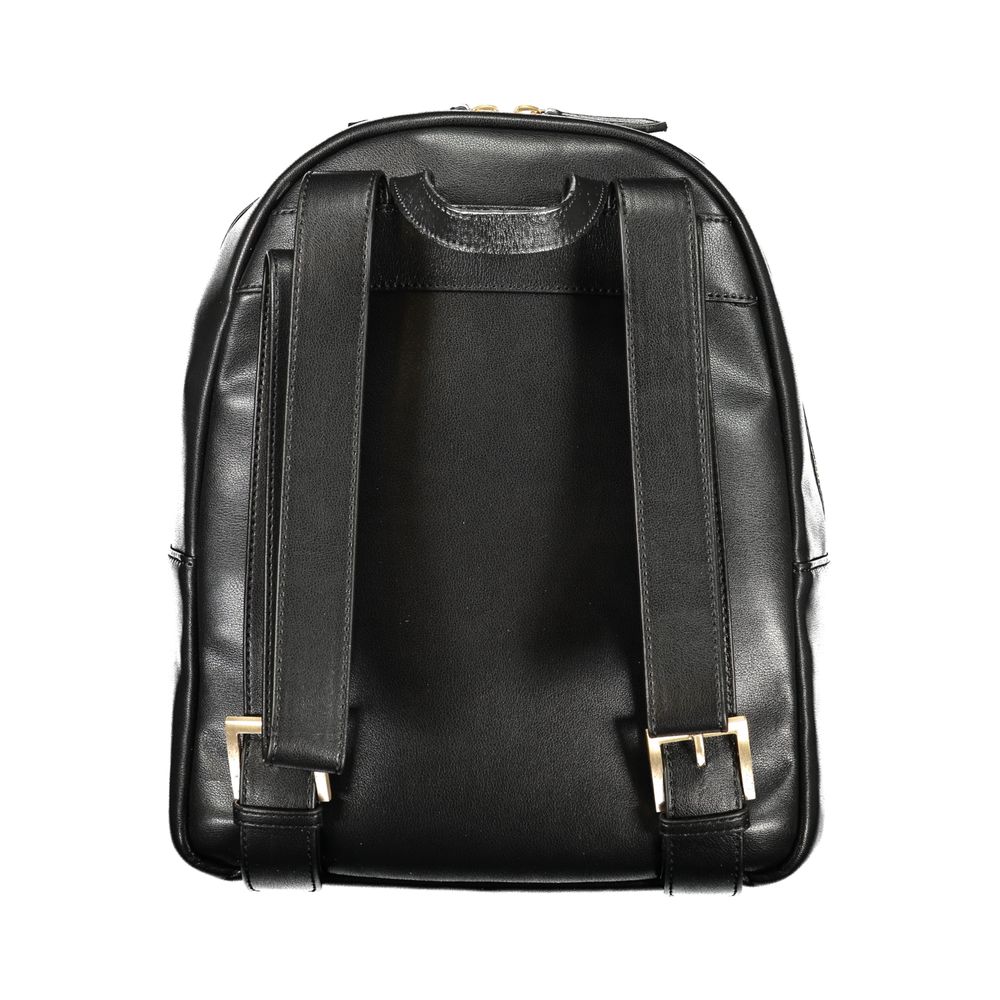 Mario Valentino Nero Poliuretano Women Backpack - Zeiniez