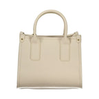Mario Valentino Beige Polyurethane Women Handbag - Zeiniez