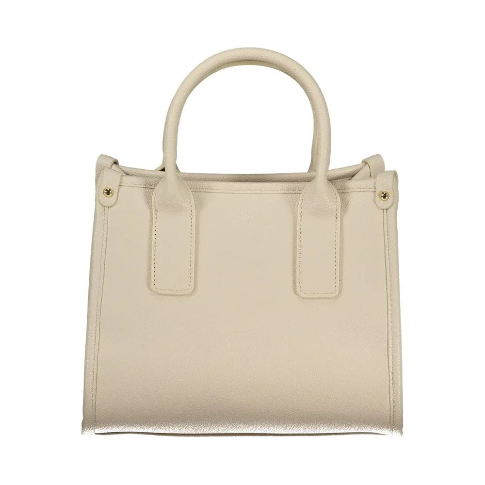 Mario Valentino Beige Polyurethane Women Handbag - Zeiniez