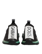 Dolce & Gabbana Black Slip On Sorrento Men Sneakers Shoes - Zeiniez