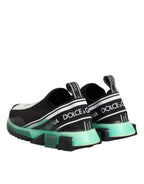 Dolce & Gabbana Black Slip On Sorrento Men Sneakers Shoes - Zeiniez