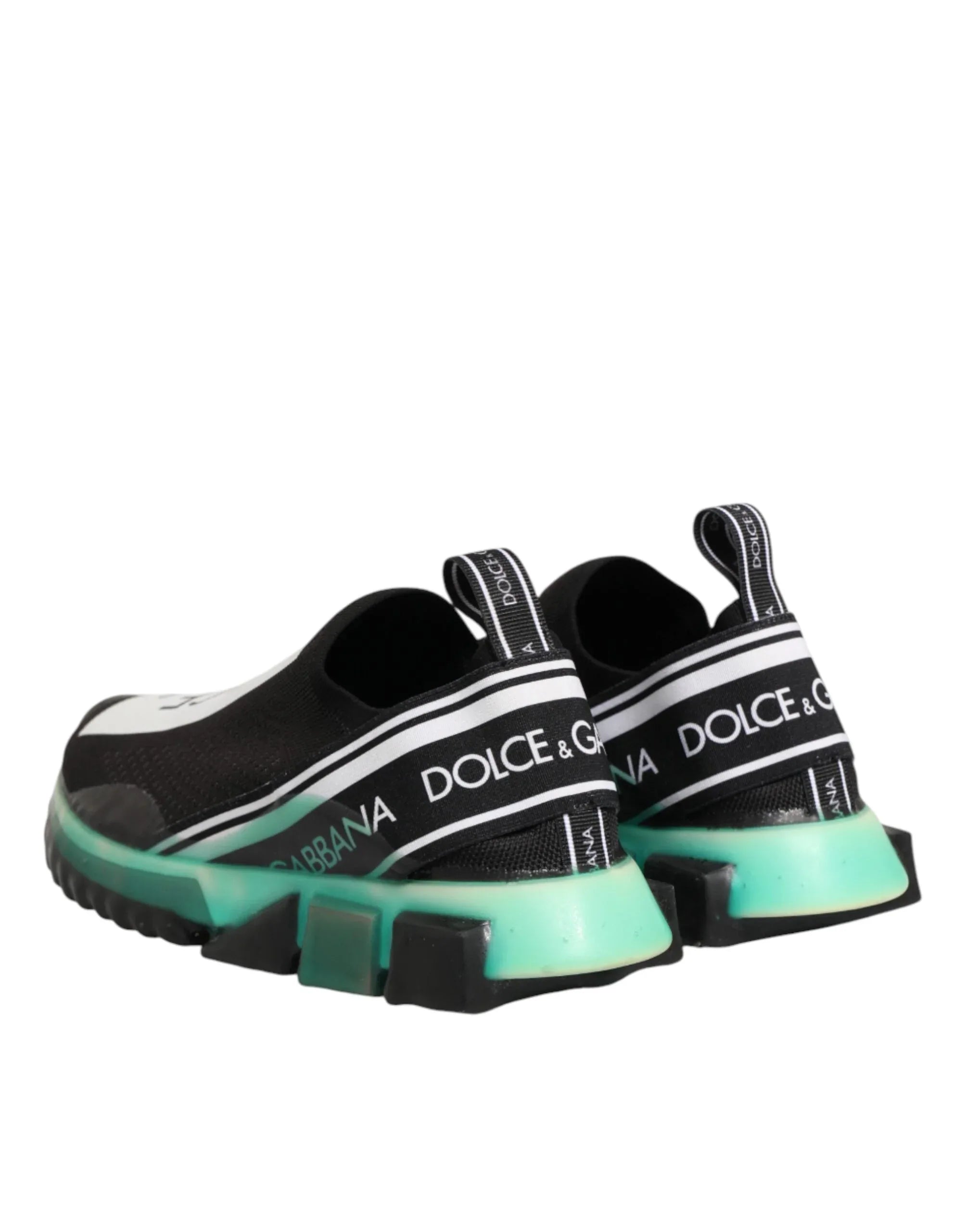 Dolce & Gabbana Black Slip On Sorrento Men Sneakers Shoes - Zeiniez