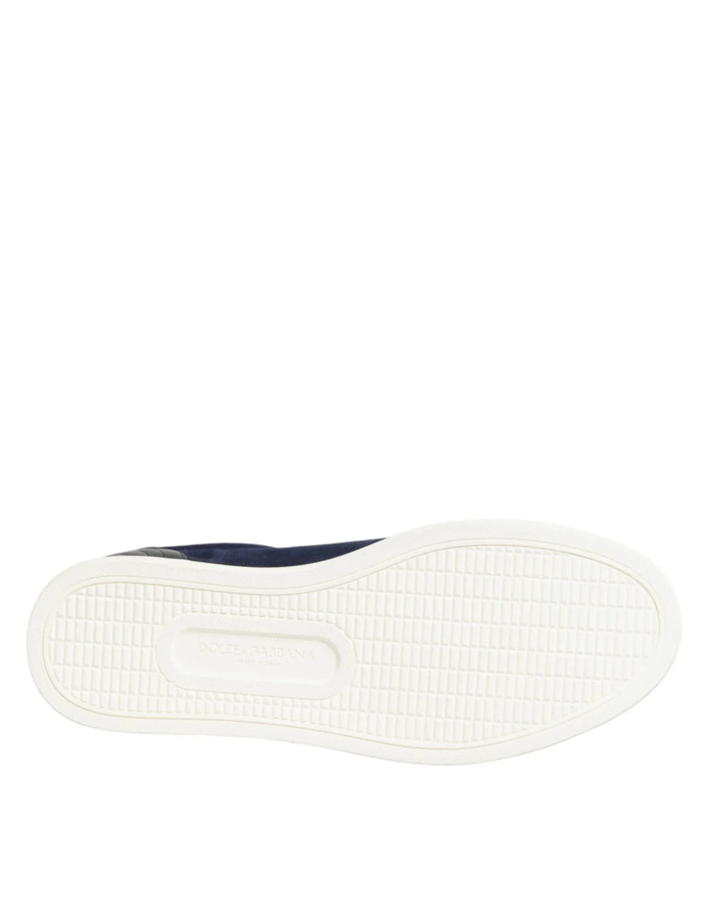 Dolce & Gabbana Blue Leather Suede Low Top Sneakers Shoes - Zeiniez