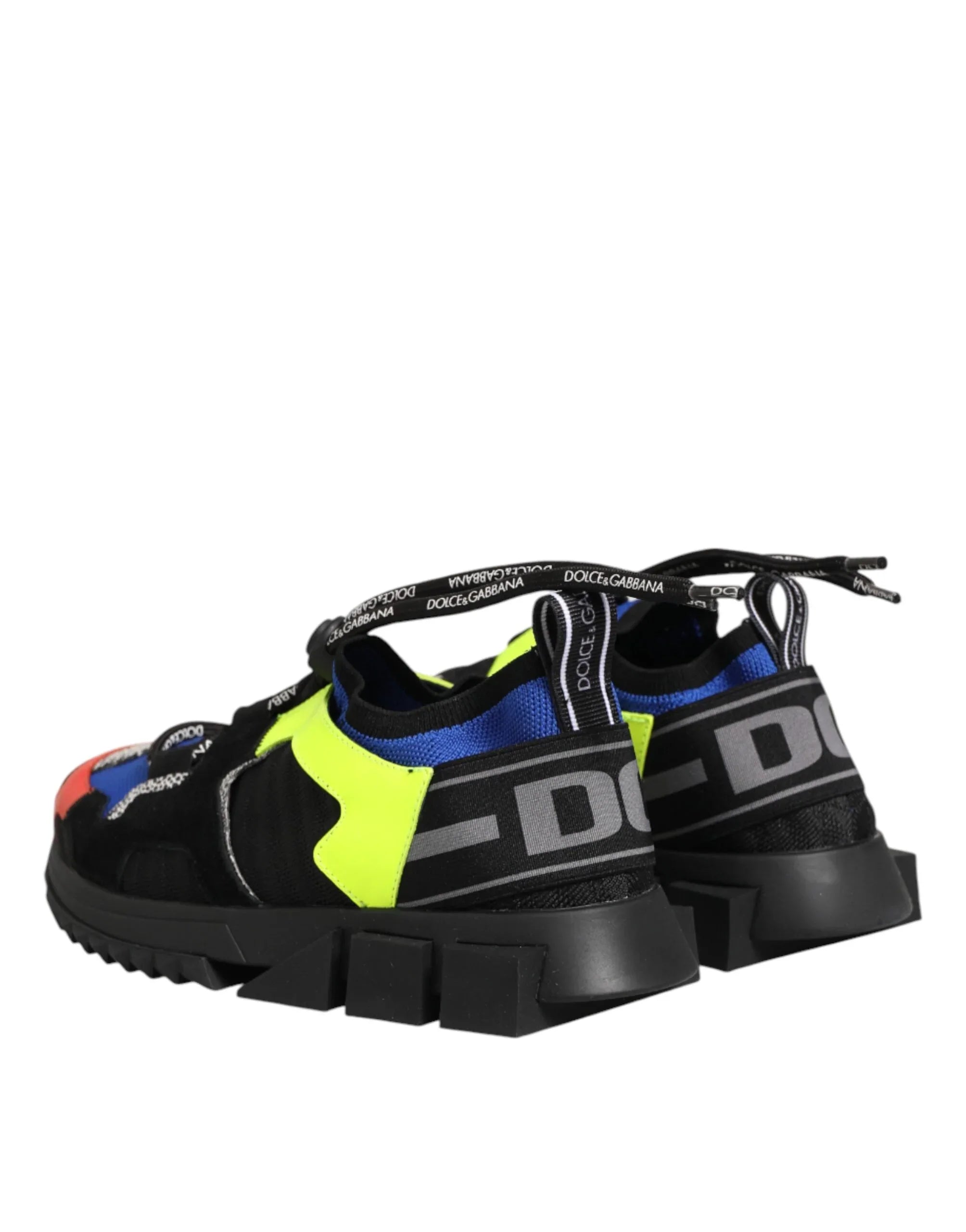 Dolce & Gabbana Multicolor Low Top Sorrento Sneakers Shoes - Zeiniez