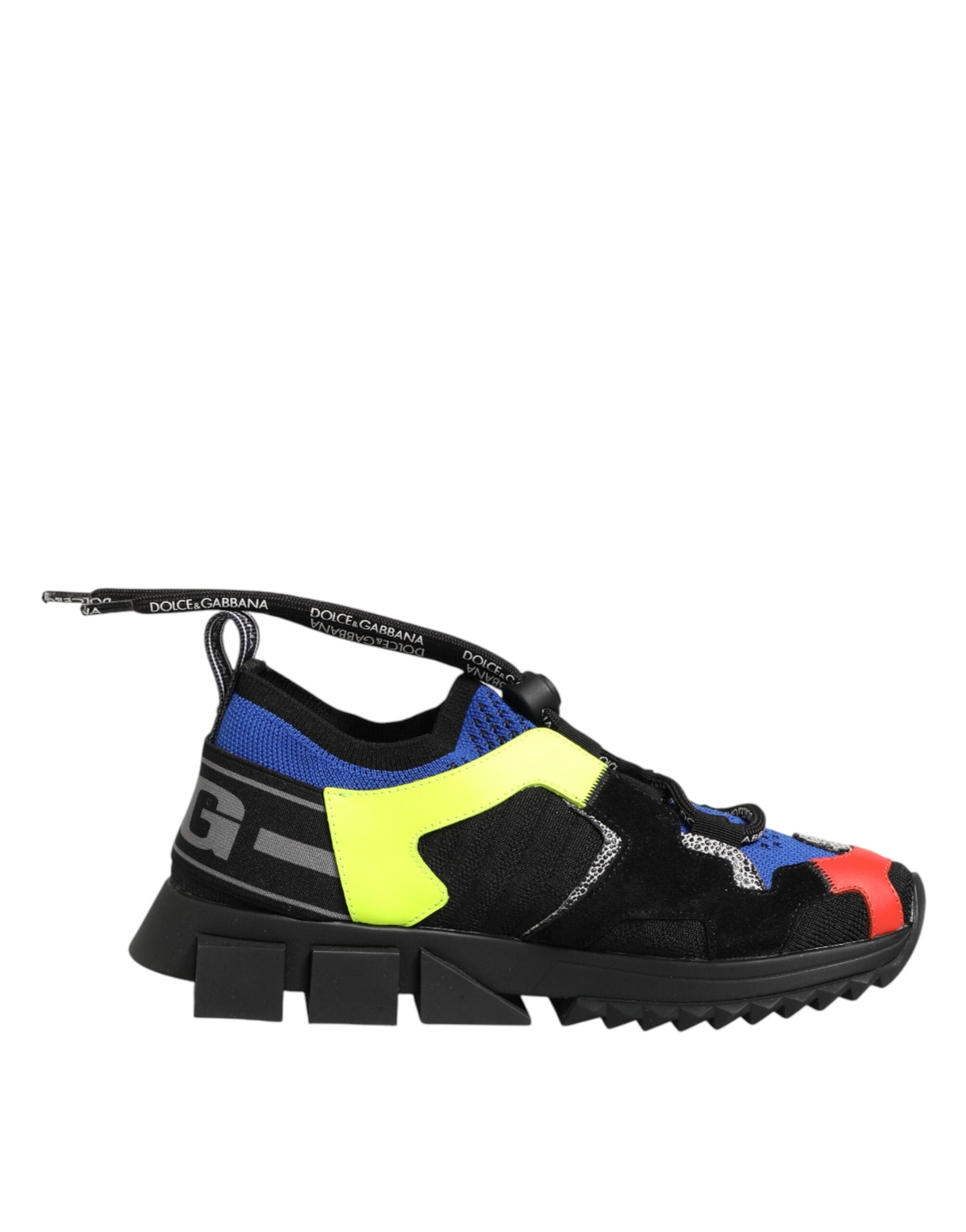 Dolce & Gabbana Multicolor Low Top Sorrento Sneakers Shoes - Zeiniez