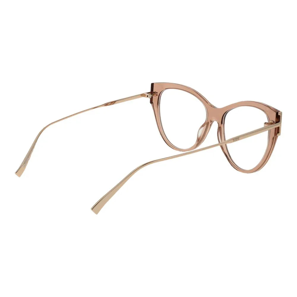 Tod's Beige Acetate & Metal Glasses (Frames) - Zeiniez
