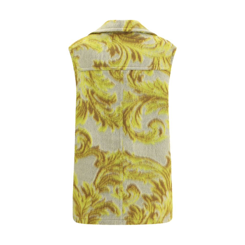 Etro Bicolor Wool Sleveless Jacket - Zeiniez