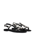 Dolce & Gabbana Black Satin Sandals