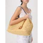 Ermanno Scervino Beige Leather Handbag - Zeiniez