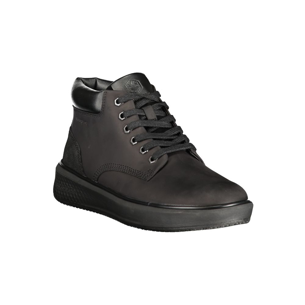 Lumberjack Black Leather Men Sneaker - Zeiniez