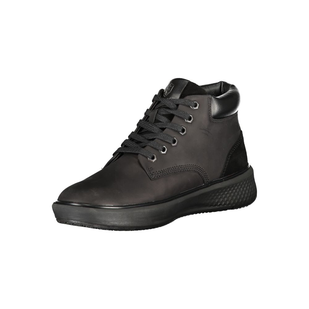 Lumberjack Black Leather Men Sneaker - Zeiniez