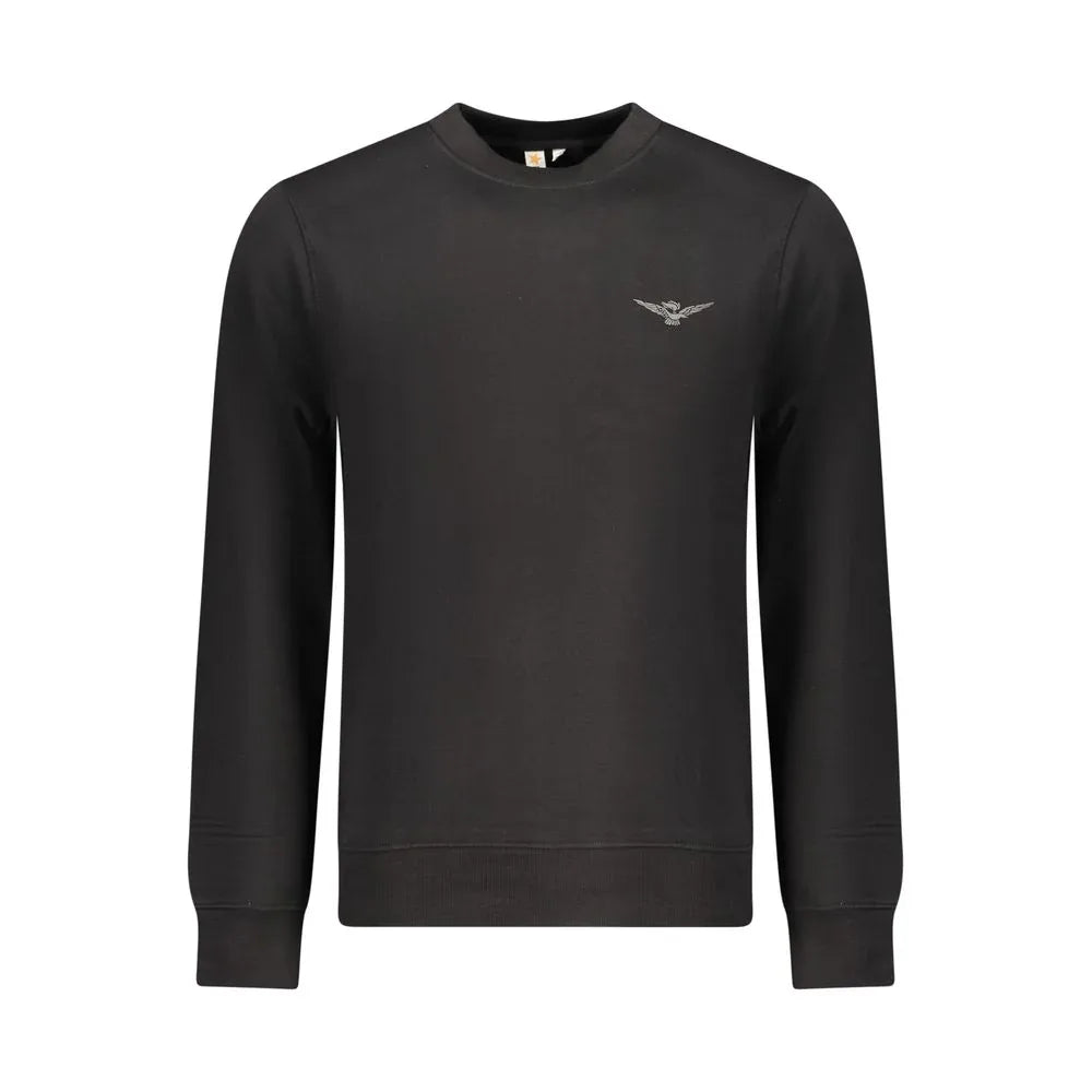 Accademia Militare Black Cotton Men Sweatshirt - Zeiniez