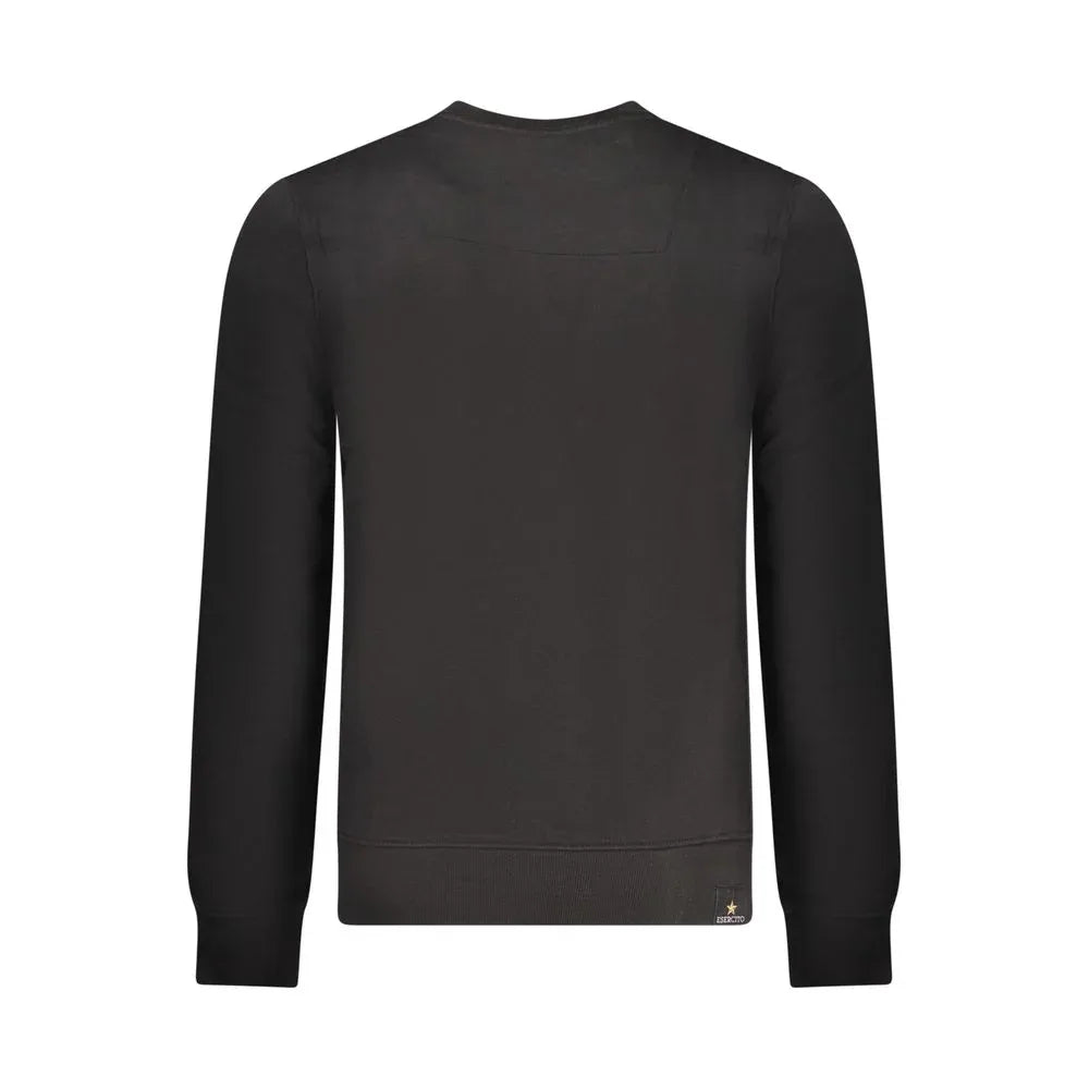 Accademia Militare Black Cotton Men Sweatshirt - Zeiniez