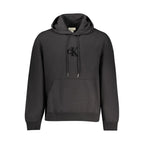 Calvin Klein Black Cotton Men's Hooded Sweatshirt - Zeiniez