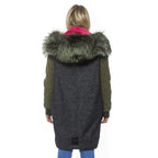 Mr&Mrs Italy Gray Leather Women Bomber Jacket - Zeiniez