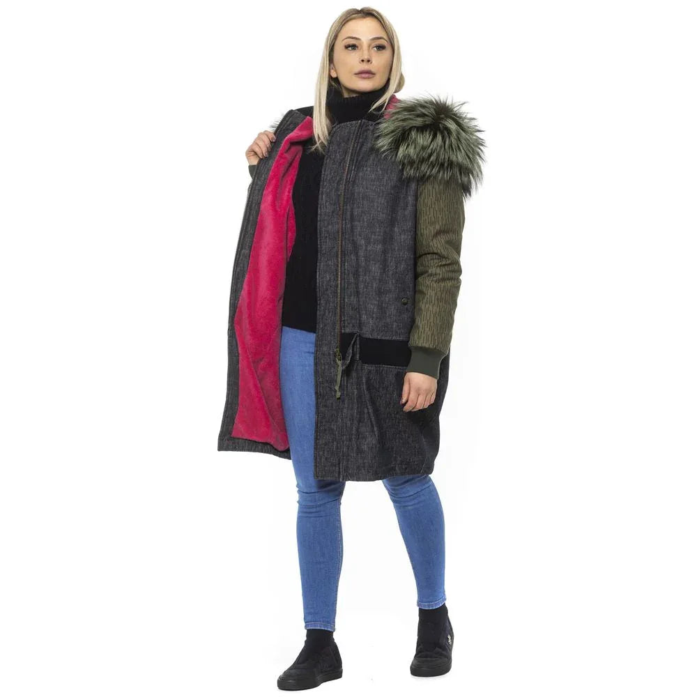 Mr&Mrs Italy Gray Leather Women Bomber Jacket - Zeiniez