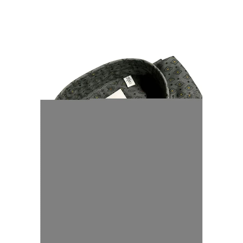 Bagutta Green Cotton Men's Slim Shirt - Zeiniez