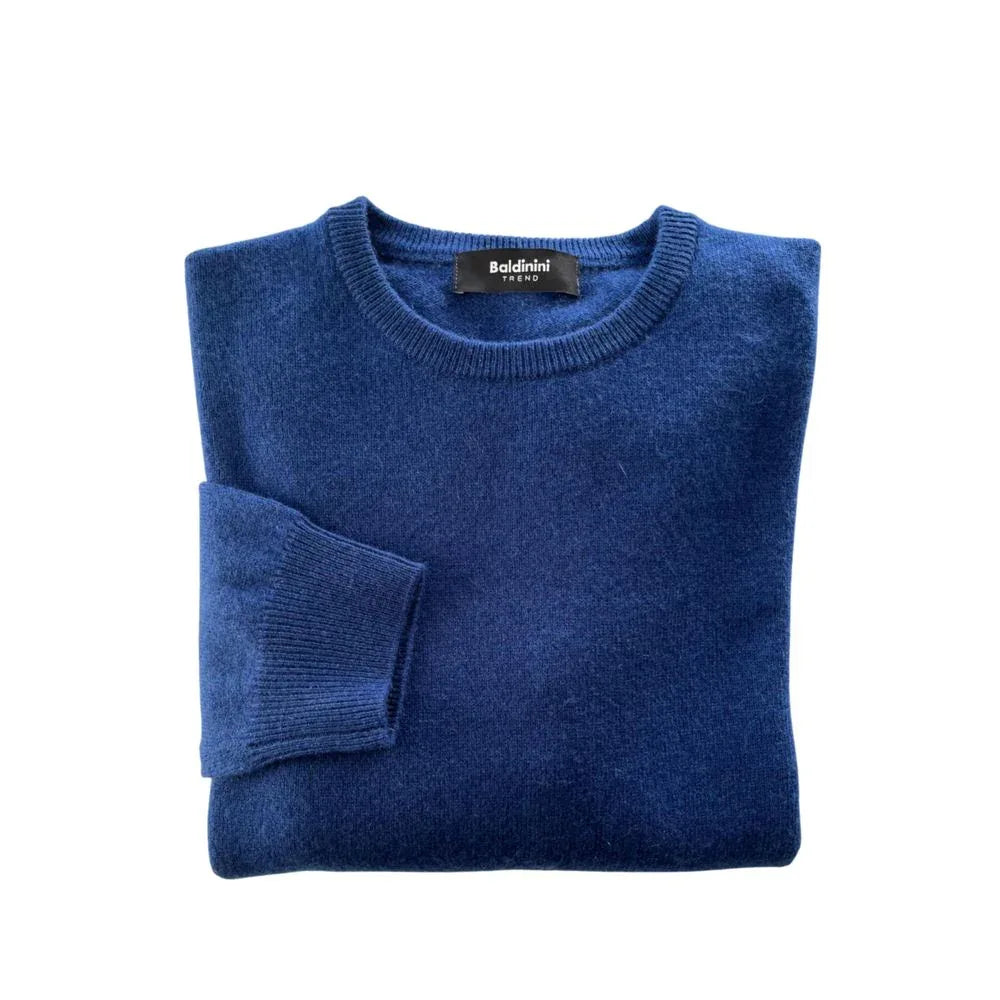 Baldinini Trend Blue Cashmere Men Sweater - Zeiniez