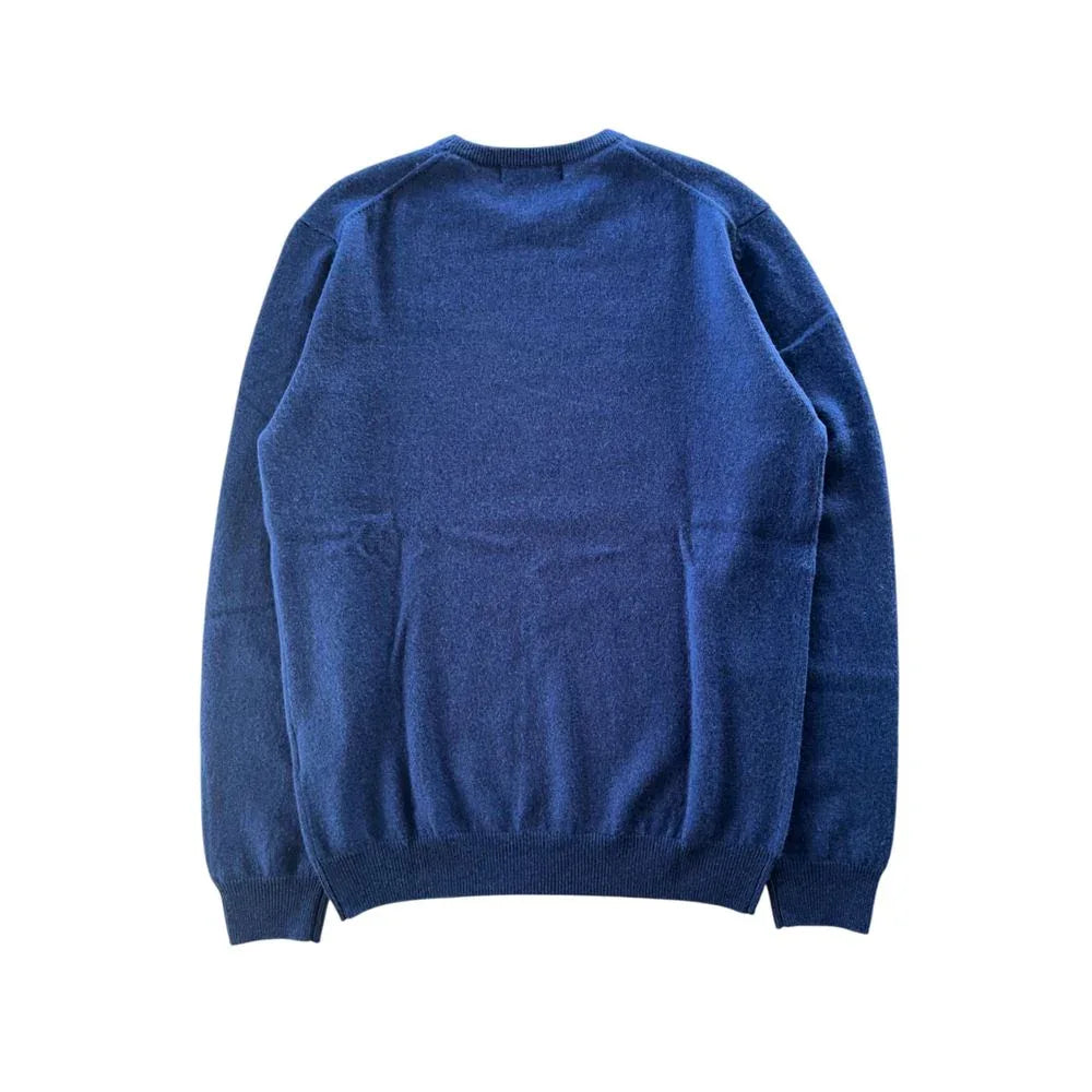 Baldinini Trend Blue Cashmere Men Sweater - Zeiniez
