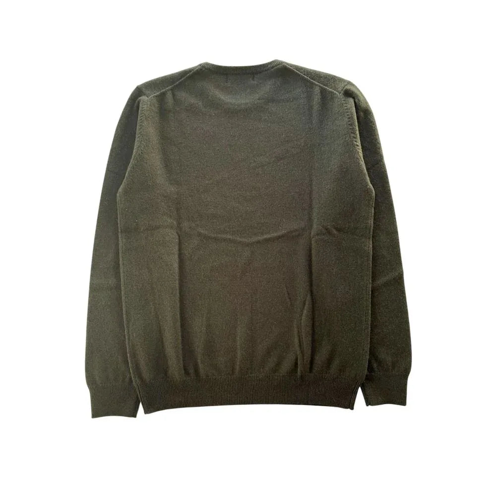Baldinini Trend Green Cashmere Men Sweater - Zeiniez