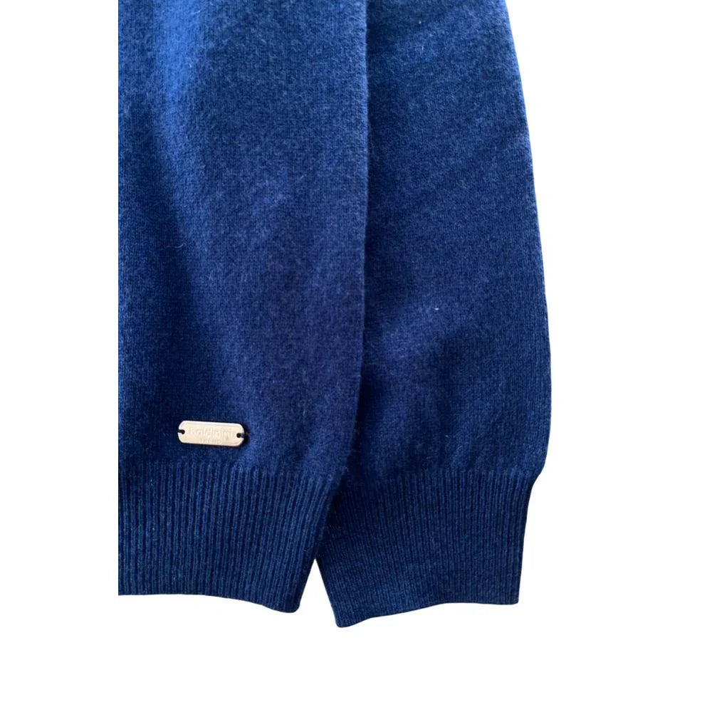 Baldinini Trend Blue Cashmere Men Sweater - Zeiniez