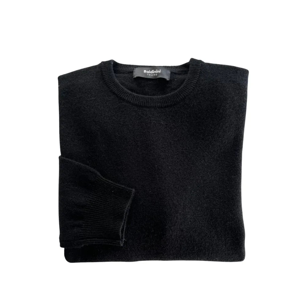 Baldinini Trend Black Cashmere Men Sweater - Zeiniez