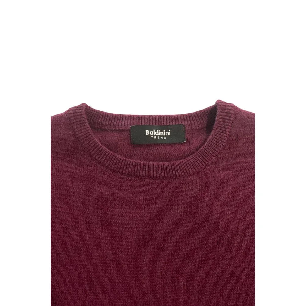 Baldinini Trend Red Cashmere Men Sweater - Zeiniez