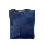 Baldinini Trend Blue Cashmere Men Sweater - Zeiniez