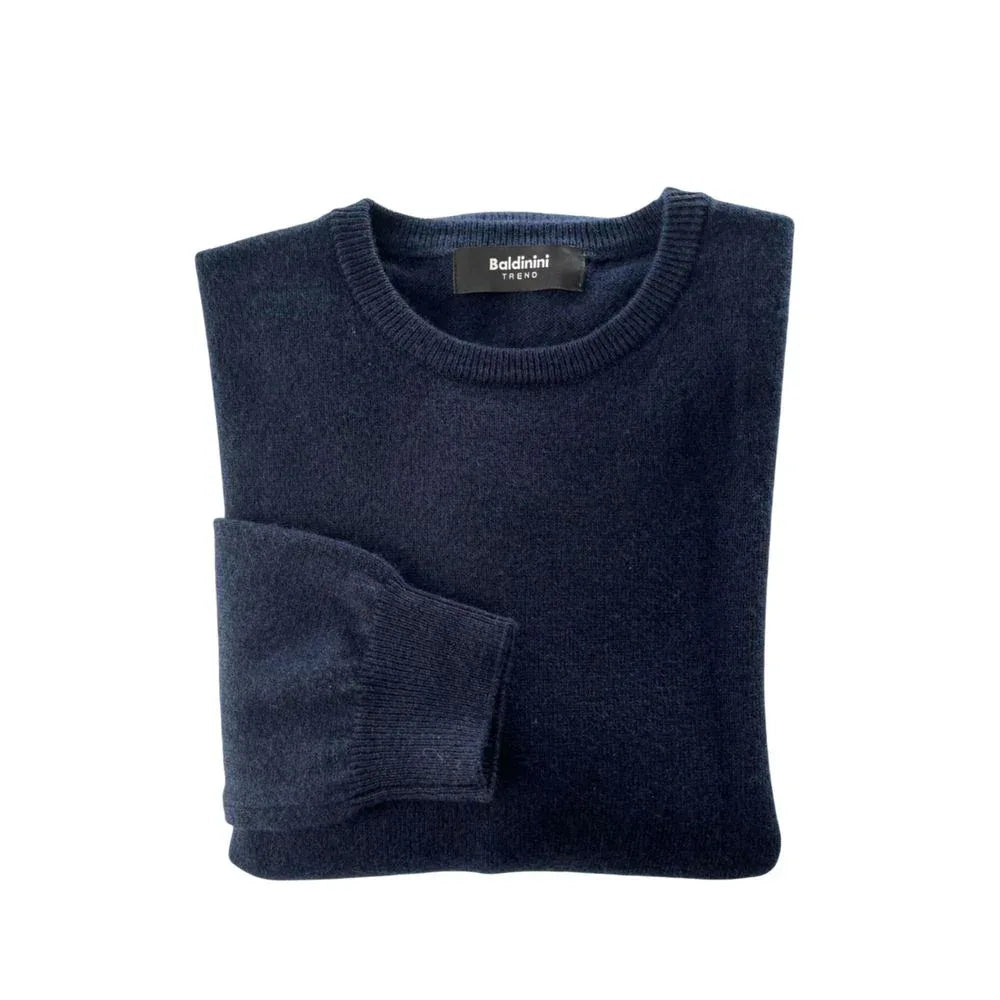 Baldinini Trend Blue Cashmere Men Sweater - Zeiniez