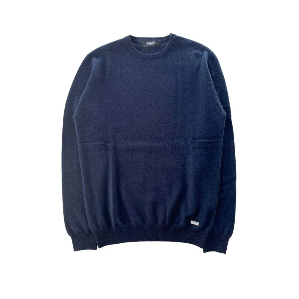 Baldinini Trend Blue Cashmere Men Sweater - Zeiniez
