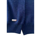 Baldinini Trend Blue Cashmere Men Sweater - Zeiniez