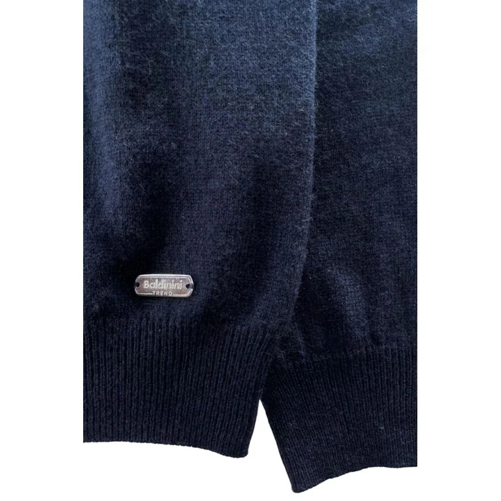 Baldinini Trend Blue Cashmere Men Sweater - Zeiniez