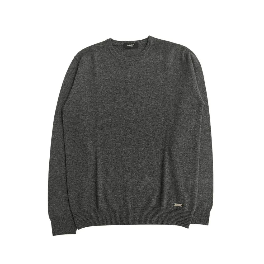 Baldinini Trend Gray Cashmere Men Sweater - Zeiniez