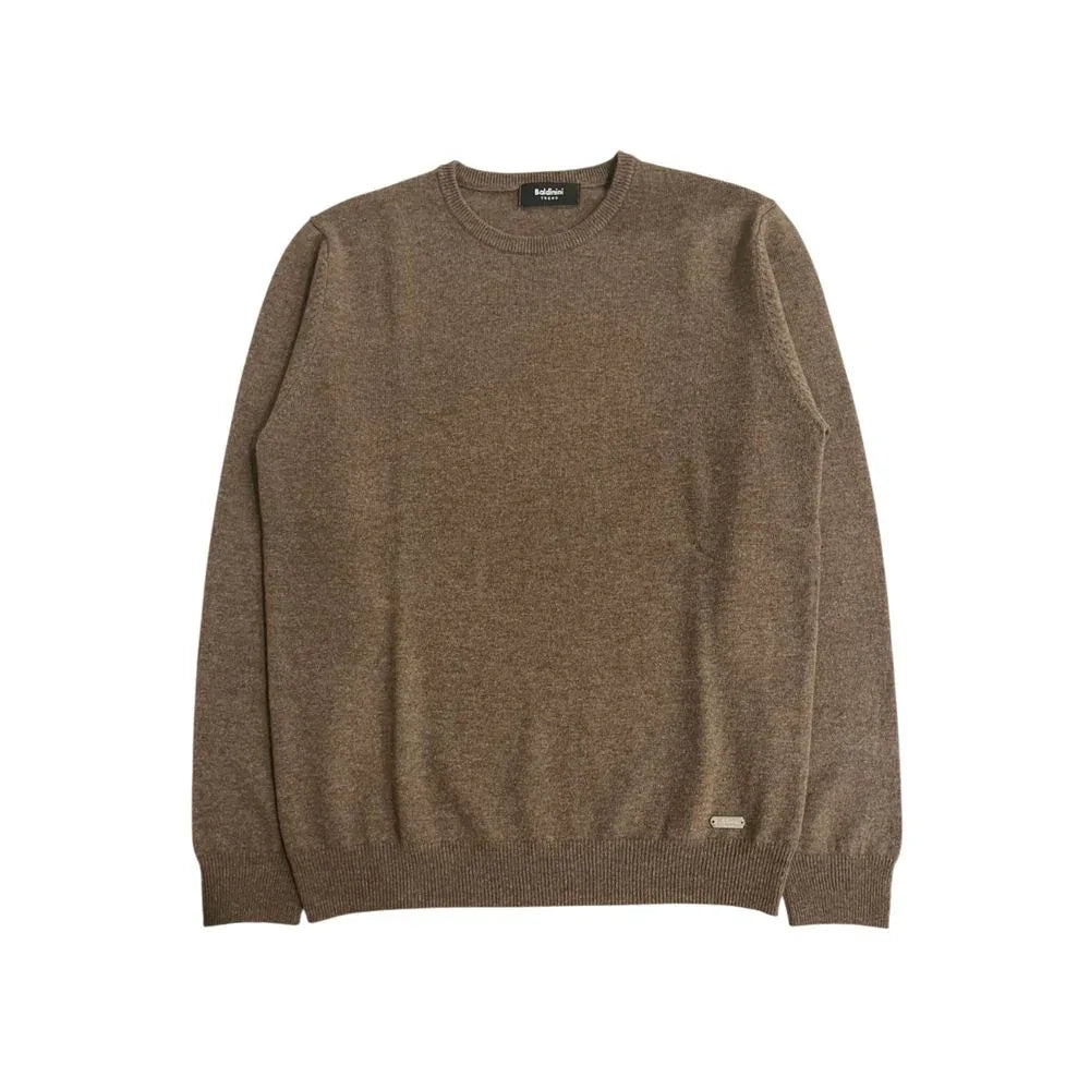 Baldinini Trend Brown Cashmere Men Sweater - Zeiniez