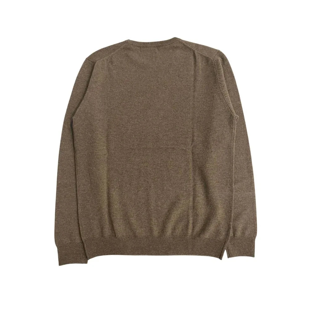 Baldinini Trend Brown Cashmere Men Sweater - Zeiniez