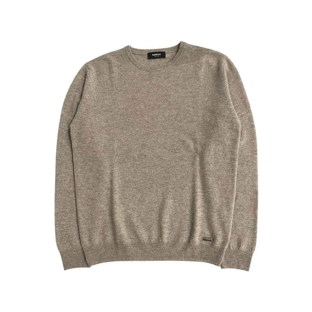 Baldinini Trend Beige Cashmere Men Sweater - Zeiniez
