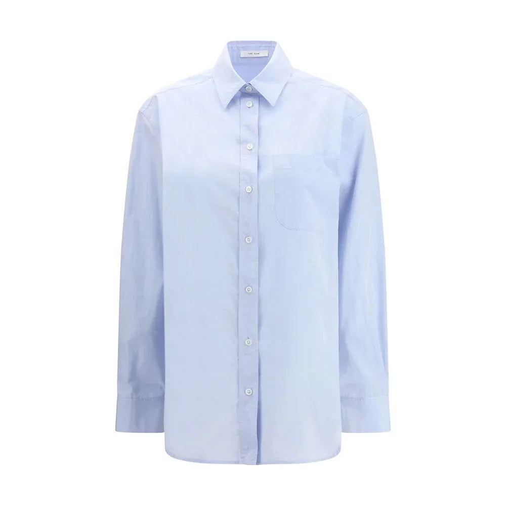 The Row Blue Cotton Shirt - Zeiniez