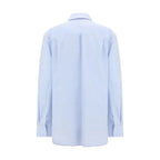 The Row Blue Cotton Shirt - Zeiniez