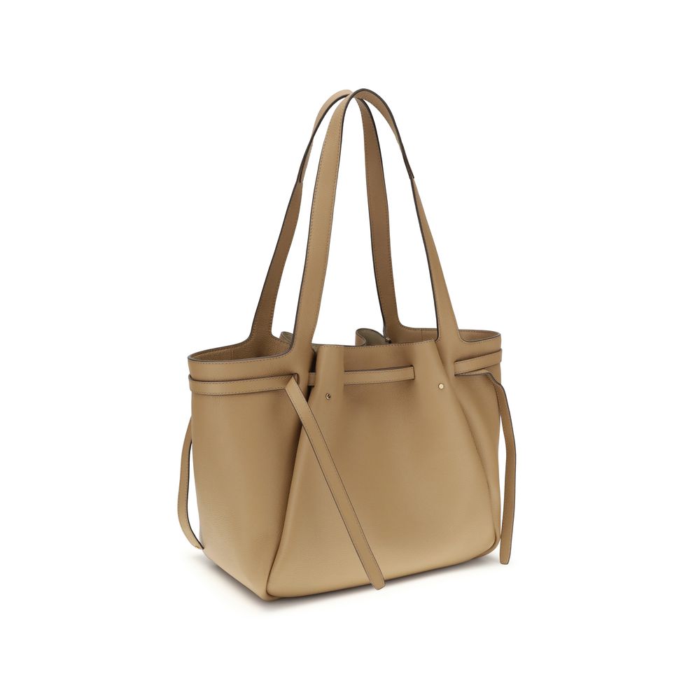 Tory Burch Beige Leather Handbag - Zeiniez