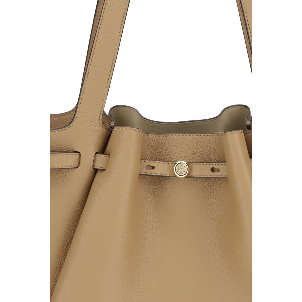 Tory Burch Beige Leather Handbag - Zeiniez
