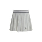 Brunello Cucinelli White Polyester Mini Skirt - Zeiniez