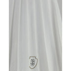 Brunello Cucinelli White Polyester Mini Skirt - Zeiniez