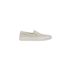 Tommy Hilfiger Jeans Beige Recycled Cotton Slip-On Loafers - Zeiniez