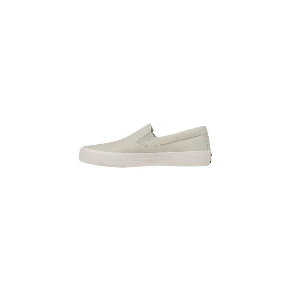 Tommy Hilfiger Jeans Beige Recycled Cotton Slip-On Loafers - Zeiniez