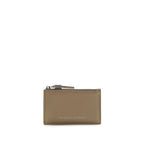 Brunello Cucinelli Beige Calf Leather Bos Taurus Wallet Brunello Cucinelli