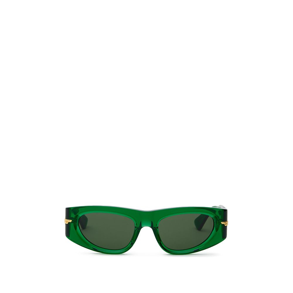 Bottega Veneta Green Acetate Sunglasses - Zeiniez