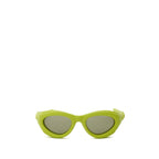Bottega Veneta Yellow Acetate Sunglasses - Zeiniez