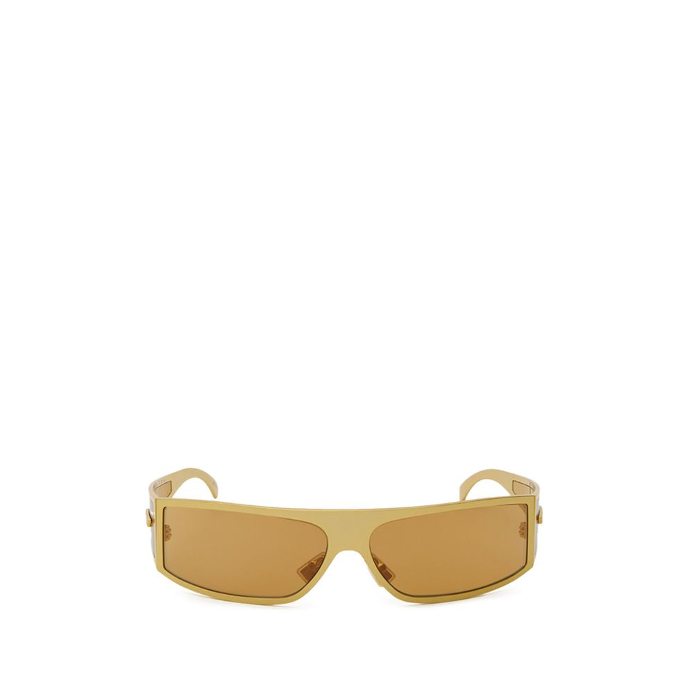 Bottega Veneta Gold Metal Sunglasses - Zeiniez