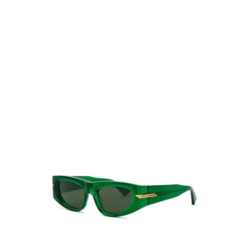 Bottega Veneta Green Acetate Sunglasses - Zeiniez