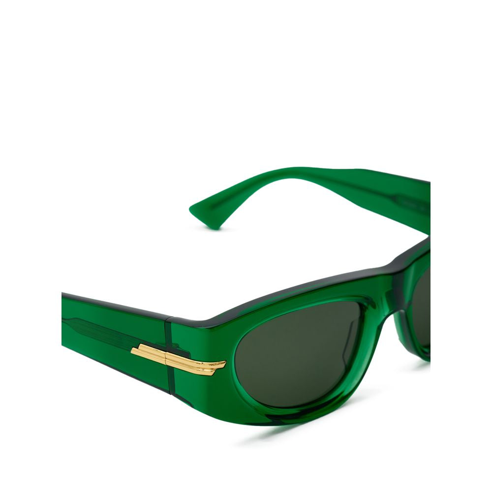Bottega Veneta Green Acetate Sunglasses - Zeiniez